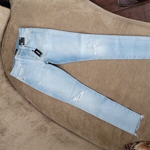Express Mid Rise Skinny Jeans